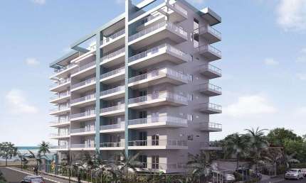 Apartamento Pé na Areia com Vista Permanente para o Mar, Bairro Indaiá, Bertioga