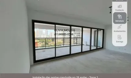 Apartamento a venda 162,50mts 4 dormitórios sendo 2 suítes, hall privativo, terraço com churrasqueira, 2 vagas em perdizes