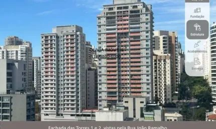Apartamento a venda 142mts 3 suítes, hall privativo, banheiro de serviço, terraço com churrasqueira, 2 vagas em perdizes