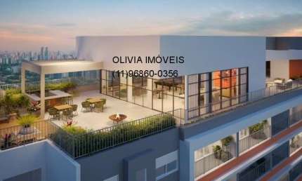 Apartamento a venda com 40mts, 2 quartos, terraço na Vila Mariana a 500m da ESPM e Belas Artes