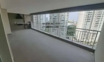 Apartamento a venda com 127mts, 3 suítes, terraço com churrasqueira, 2 vagas na Vila Anastácio