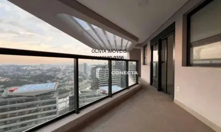 Cobertura duplex 203 m², 3 suítes, hall privativo, 4 vagas na Chácara Santo Antônio.