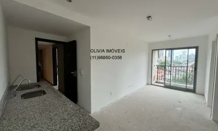 Apartamento a venda com 40mts, 2 quartos, 1 wc, terraço, na Vila Cordeiro ao lado da estação do monotrilho