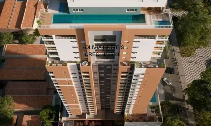 Apartamento a venda com 61mts 2 quartos, 1 suíte, terraço com churrasqueira, 1 vaga na vila romana.