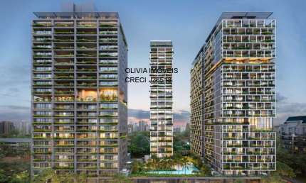 Apartamento à Venda em São Paulo-SP, Campo Belo: 2 Quartos, 1 Suíte, 2 Salas, 2 Banheiros, 1 Vaga e 63,75m² de Área
