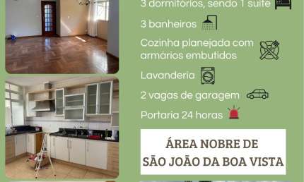 Oportunidade em área nobre de São João da Boa Vista!