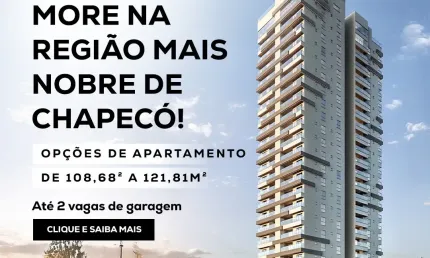✨Gran Giardino, entrega  em 2026. Suíte+2 na área mais nobre de Chapecó.