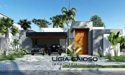 Linda casa térrea 284m² 4 dorms EM CONSTRUÇÃO no COLINAS DO PARATEHY!