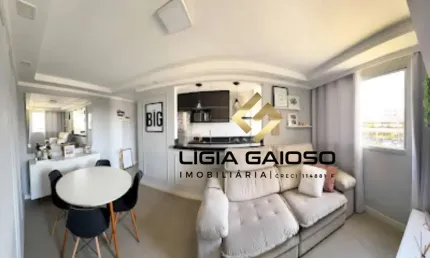 Lindo apartamento de 45m² , no condomínio residencial Campo Di Itália no jardim Ismênia.