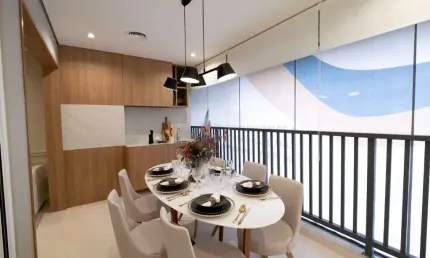 Imóvel Pronto Novo na melhor localização de Santo Amaro.*   Apartamento com 63 m² 02 quartos (01 suite) 2 banheiros,  02 banheiros e 01 vaga.