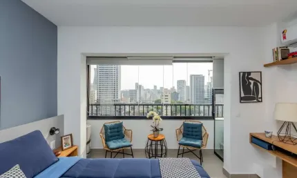 Apartamento tipo para venda em pinheiros com 1 quarto, 25m²