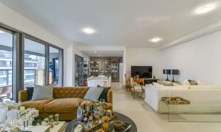 Apartamento tipo para venda em campo belo com 3 quartos, sendo 3 suítes, 186m²