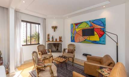 Apartamento tipo para venda em Campo Belo com 4 quartos, sendo 4 suítes, 272m²