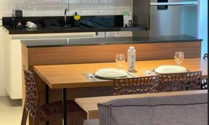 Apartamento tipo para venda e locação com 1 quarto, sendo 1 suíte, 48m²