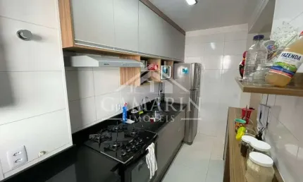 Apartamento de 65m², 3 dormitórios, 1 suíte, marcenaria em todos os cômodos, 2 vaga de garagem .