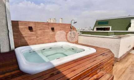 Cobertura Duplex à Venda | 3 Dormitórios | 1 Suíte | Jacuzzi | Área Gourmet | 2 Vagas | Condomínio Clube Completo