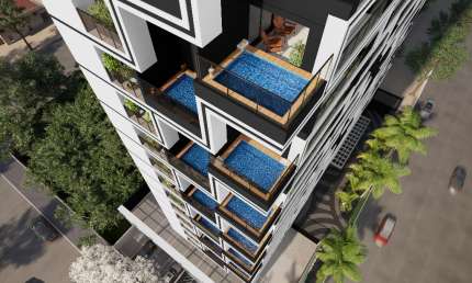 Apartamento de 3 suítes plenas, com piscina privativa