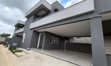 Sobrado 3 quartos, sendo 1 suíte com closet, no Condomínio Villa Rica Royal, Aparecida de Goiânia