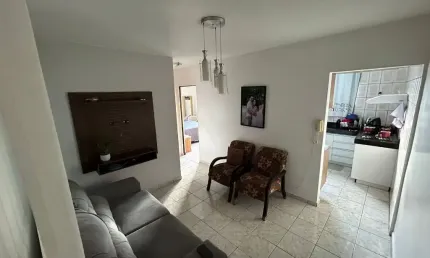Apartamento mobiliado, 2 quartos no parque das nações iii em aparecida de goiânia