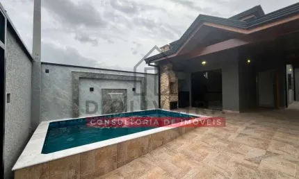 Casa geminada com piscina à venda no Flora Rica 2 - Peruíbe - SP