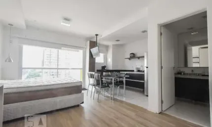Kitnet / stúdio para aluguel - brooklin, 1 quarto,  36 m² - são paulo