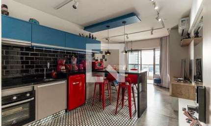 Kitnet / Stúdio para Aluguel - Santa Cecília, 1 Quarto,  42 m² - São Paulo