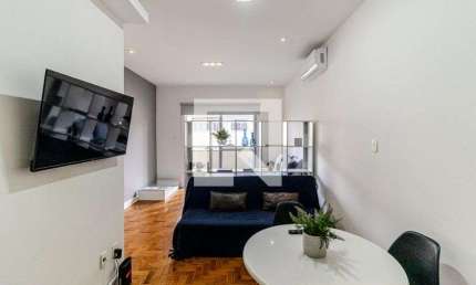Kitnet / Stúdio para Aluguel - Santa Cecília, 1 Quarto,  47 m² - São Paulo