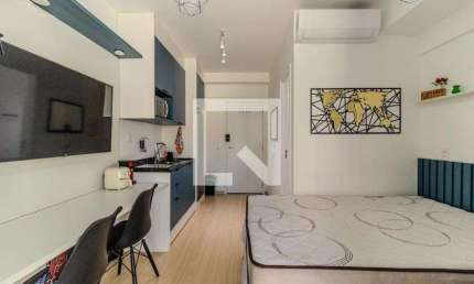 Kitnet / Stúdio para Aluguel - Higienópolis, 1 Quarto,  24 m² - São Paulo