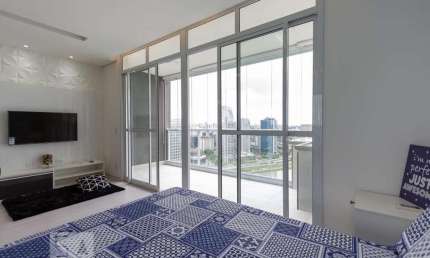Kitnet / Stúdio para Aluguel - Real Parque, 1 Quarto,  35 m² - São Paulo