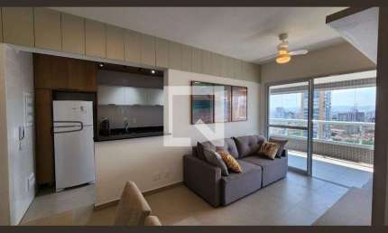 Apartamento para Aluguel - Boqueirão, 1 Quarto,  62 m² - Santos