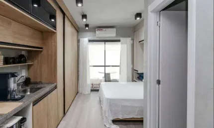 Apartamento para aluguel - brooklin, 1 quarto,  25 m² - são paulo