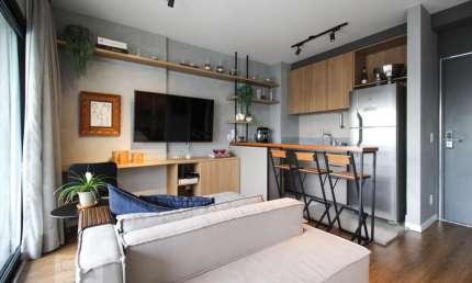 Kitnet / Stúdio para Aluguel - Vila Olímpia, 1 Quarto,  40 m² - São Paulo