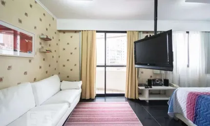 Apartamento para aluguel - moema, 1 quarto,  45 m² - são paulo