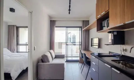Apartamento para Aluguel - Higienópolis, 1 Quarto,  32 m² - São Paulo