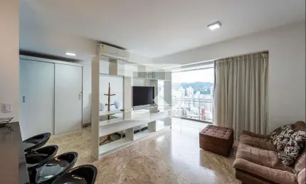 Apartamento para Aluguel - Gonzaga , 1 Quarto,  53 m² - Santos
