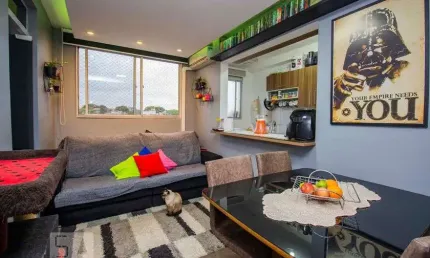 Apartamento para aluguel - jardim itu-sabará, 3 quartos,  63 m² - porto alegre
