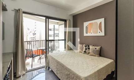 Kitnet / Stúdio para Aluguel - Santa Cecília, 1 Quarto,  23 m² - São Paulo