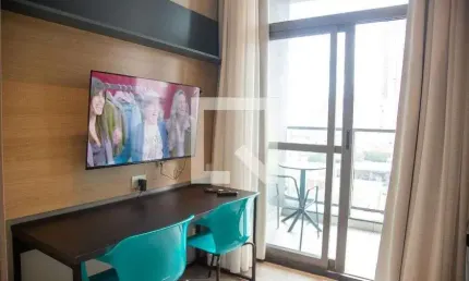 Kitnet / stúdio para aluguel - chácara santo antonio, 1 quarto,  25 m² - são paulo