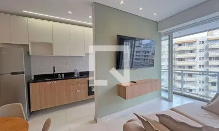 Apartamento para Aluguel - Gonzaga , 1 Quarto,  40 m² - Santos