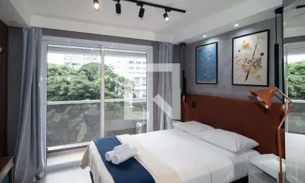 Kitnet / stúdio para aluguel - consolação, 1 quarto,  25 m² - são paulo