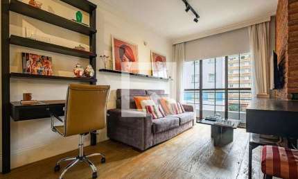 Kitnet / Stúdio para Aluguel - Jardim Paulista, 1 Quarto,  37 m² - São Paulo