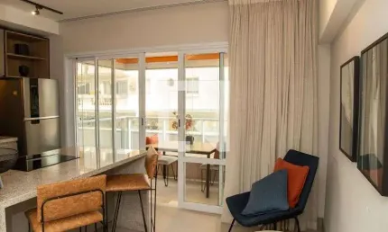 Apartamento para aluguel - campo belo, 1 quarto,  48 m² - são paulo