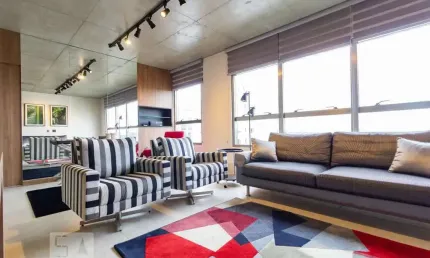Apartamento para Aluguel - Santo Amaro , 1 Quarto,  74 m² - São Paulo