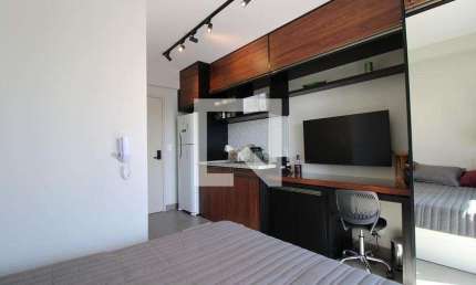 Kitnet / Stúdio para Aluguel - Brooklin, 1 Quarto,  22 m² - São Paulo