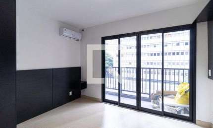 Kitnet / Stúdio para Aluguel - Santa Cecília, 1 Quarto,  21 m² - São Paulo