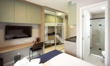 Kitnet / Stúdio para Aluguel - Moema, 1 Quarto,  20 m² - São Paulo