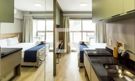 Kitnet / Stúdio para Aluguel - Moema, 1 Quarto,  20 m² - São Paulo