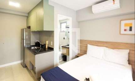 Kitnet / Stúdio para Aluguel - Moema, 1 Quarto,  20 m² - São Paulo