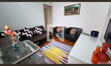Apartamento para Aluguel - Gonzaga , 1 Quarto,  55 m² - Santos