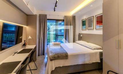 Kitnet / Stúdio para Aluguel - Santa Cecília, 1 Quarto,  24 m² - São Paulo